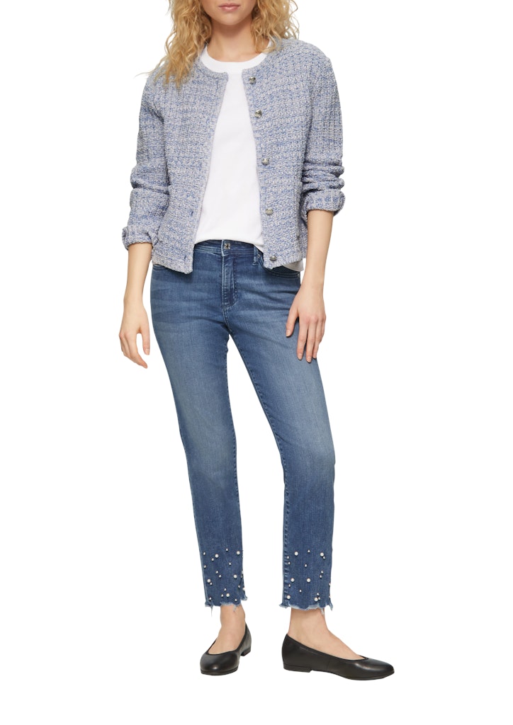S. Oliver red Damen Strickjacken Blue
