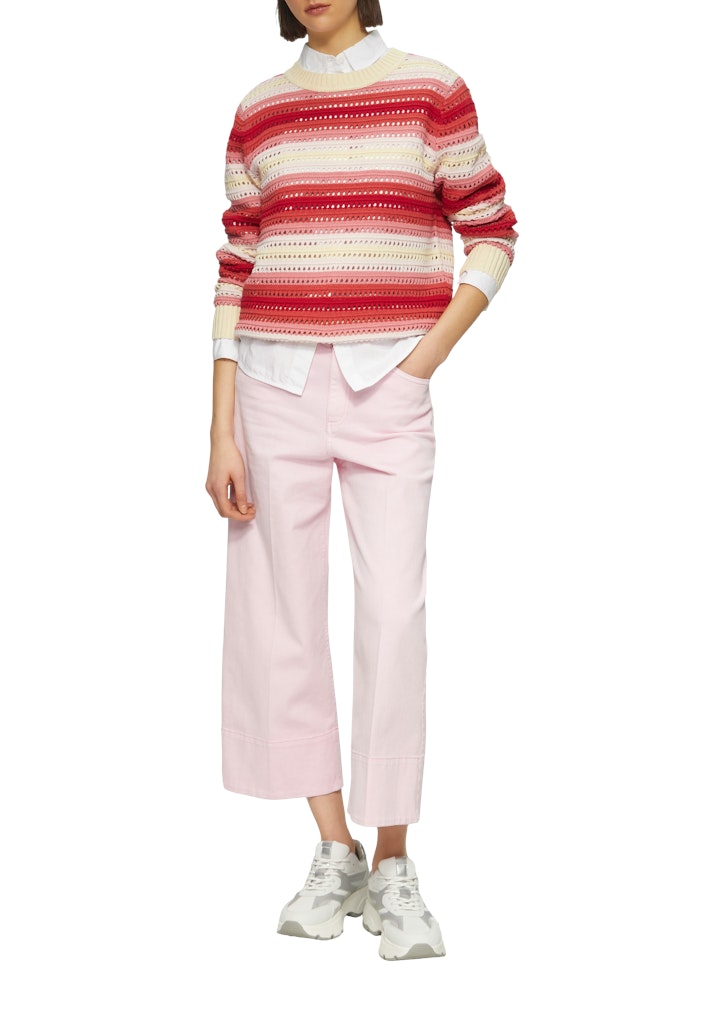 S. Oliver red Damen Pullover Lilac/Pink
