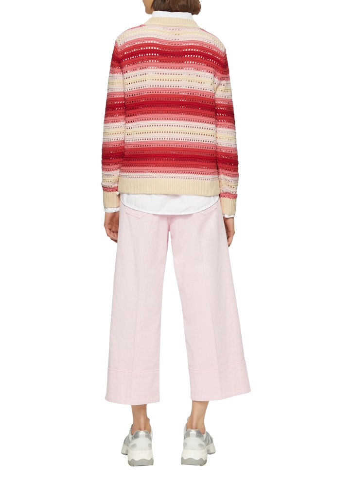 S. Oliver red Damen Pullover Lilac/Pink