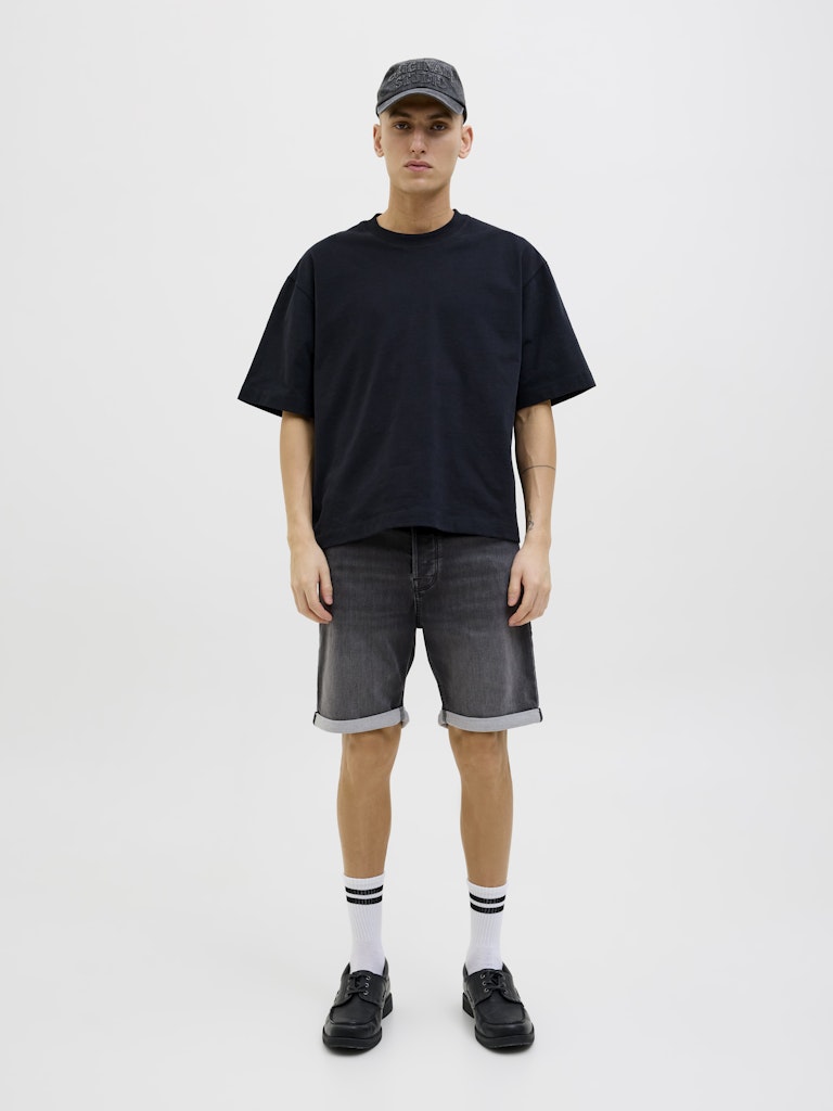 Jack & Jones Herren Shorts Black Denim