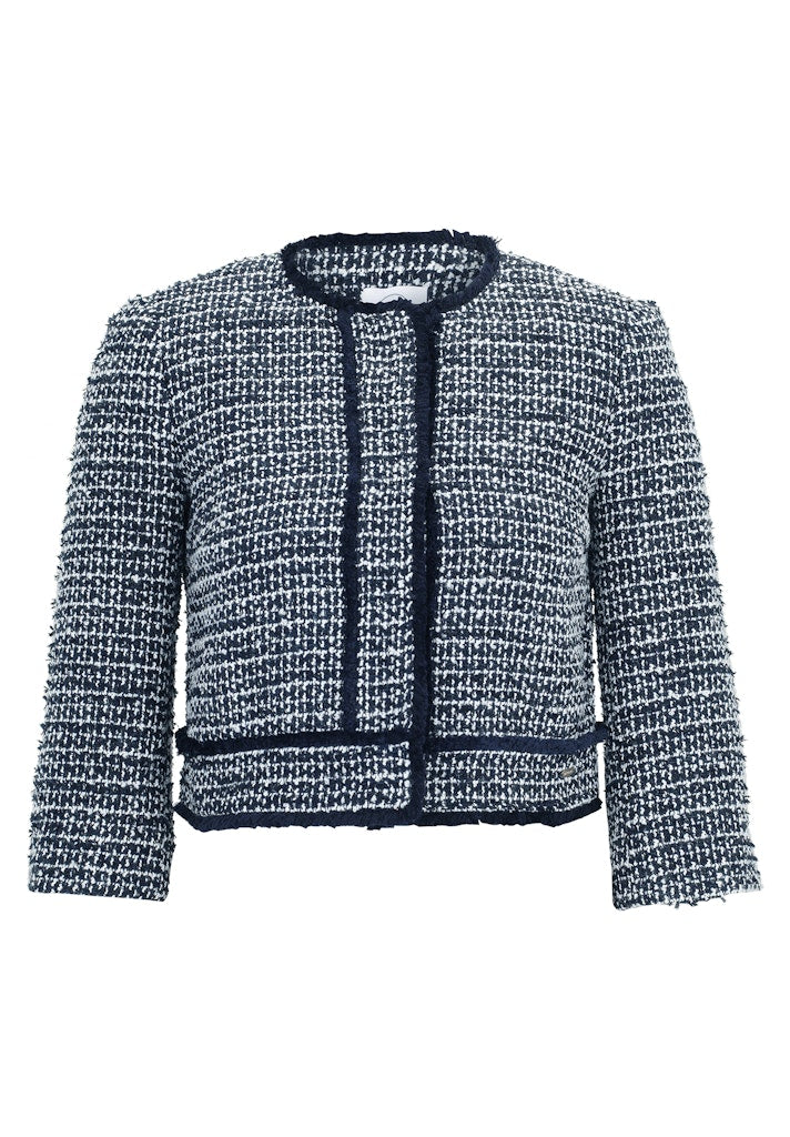 Betty & Co Damen Jacken Dark Blue Melan