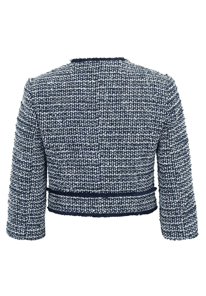 Betty & Co Damen Jacken Dark Blue Melan