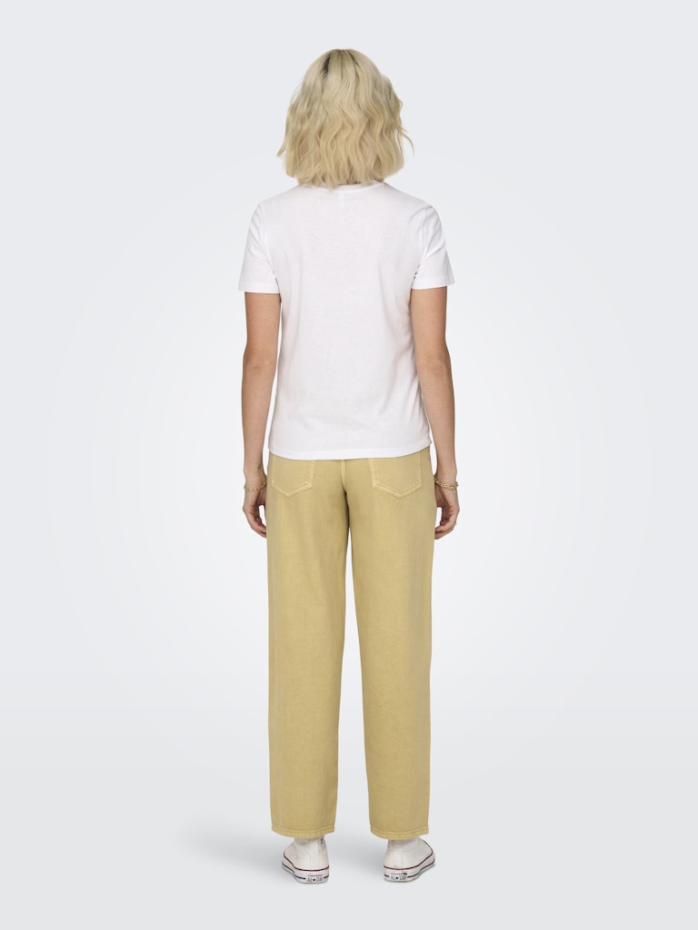 Only Damen T-Shirts Bright White/Le