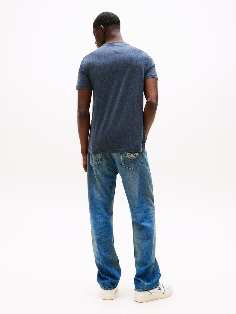 Tommy Jeans Herren T-Shirts kurz Cg Blue