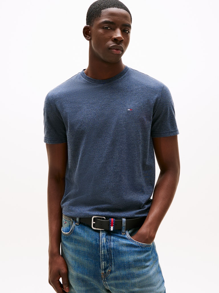 Tommy Jeans Herren T-Shirts kurz Cg Blue