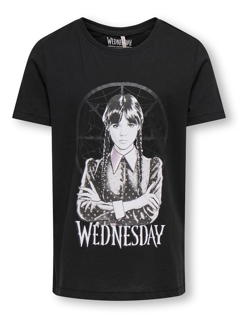 Only Mädchen T-Shirts & Tops Black/Wednesday