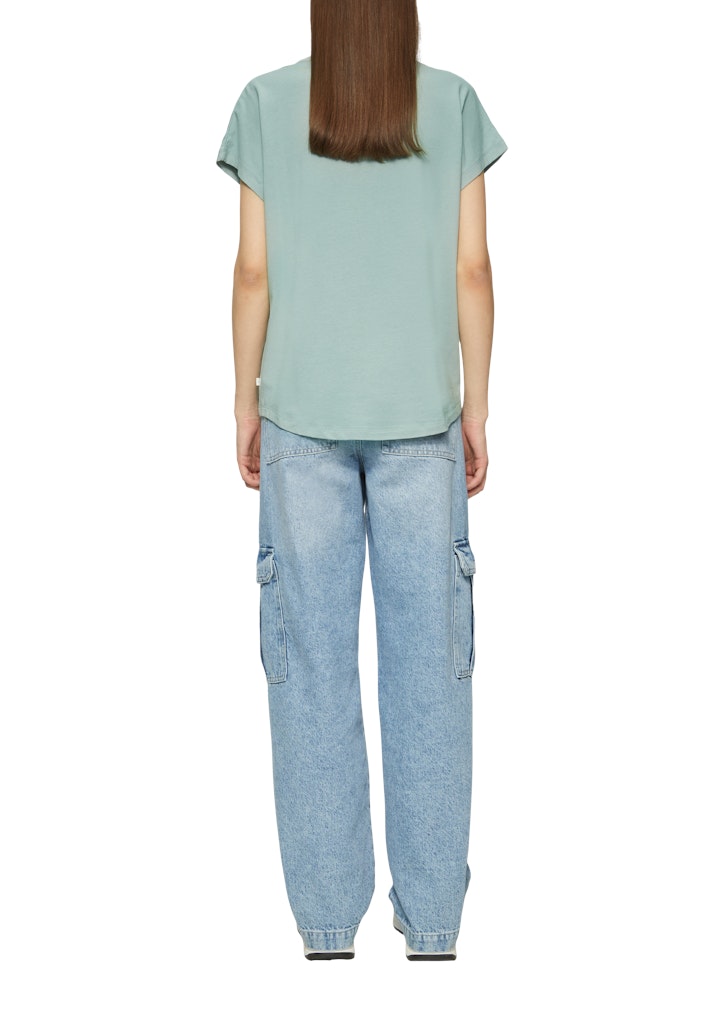 QS by S.Oliver Damen T-Shirts Green