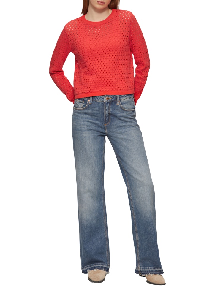 QS by S.Oliver Damen T-Shirts Red