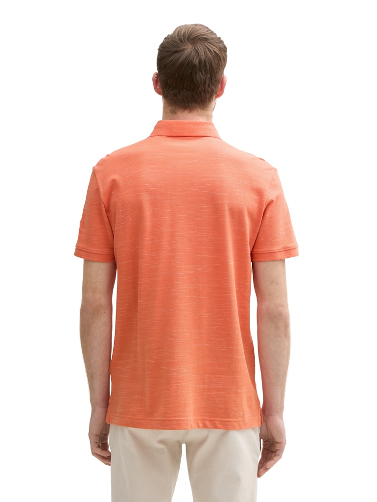 Tom Tailor Herren Polo-Shirts Brick Orange