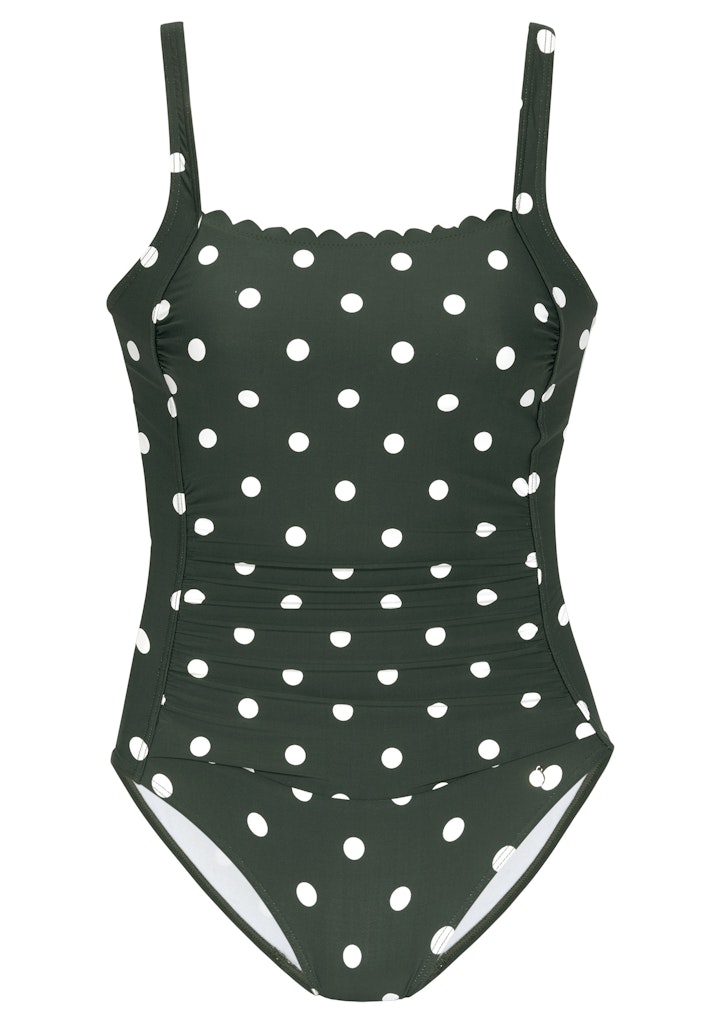 Lascana Badeanzug Dk Green-Cre