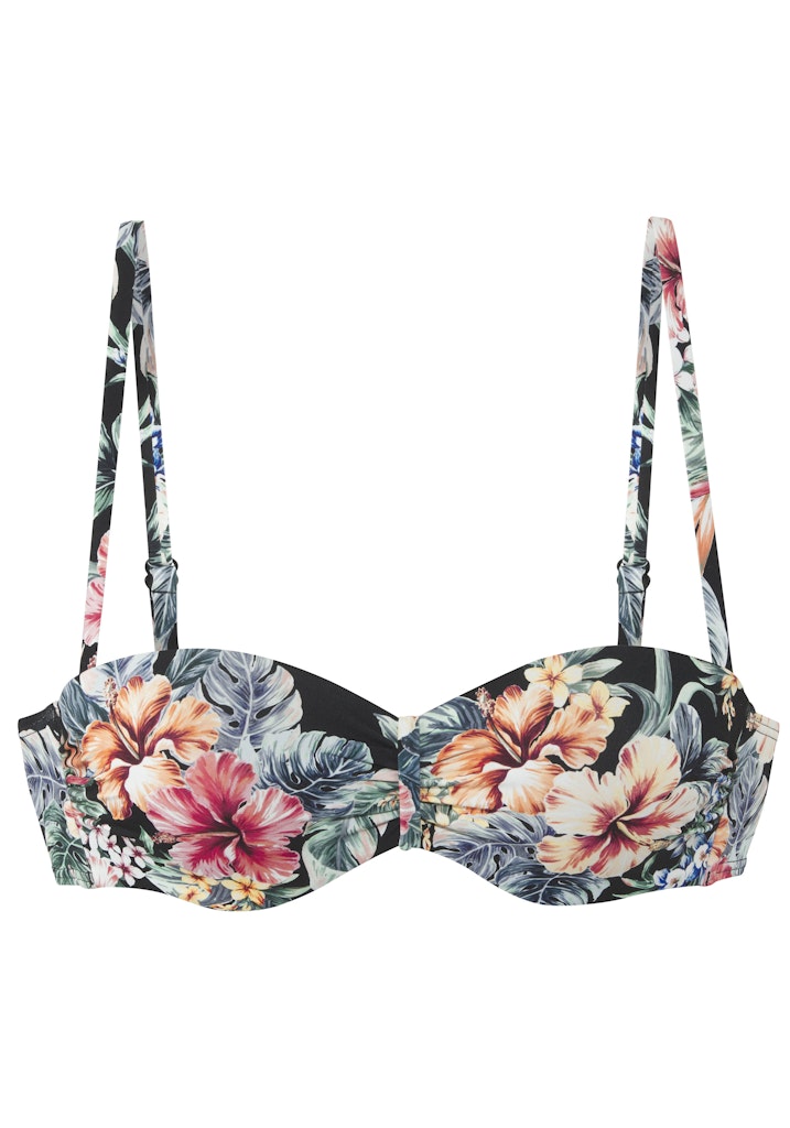 Lascana Bikini Black Print