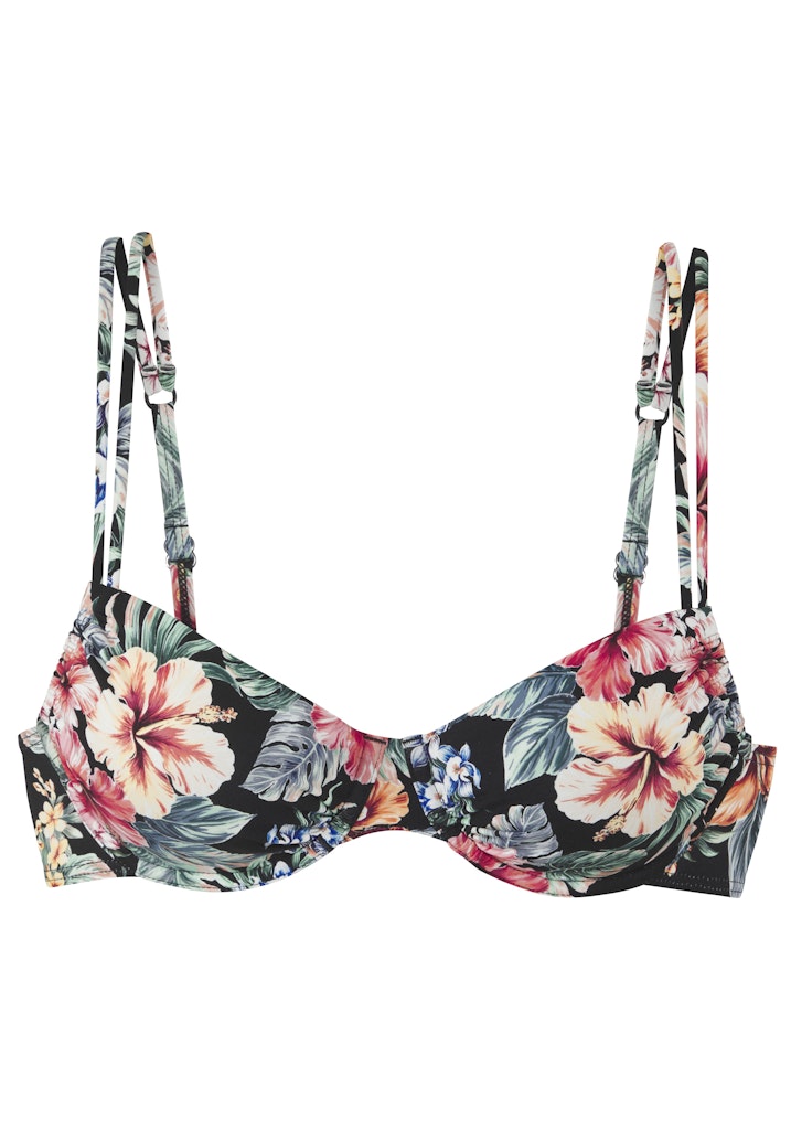 Lascana Bikini Black Print