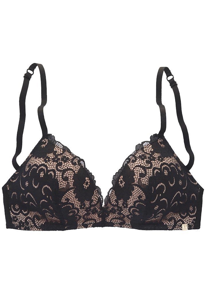 Lascana Hemd Black-Carame