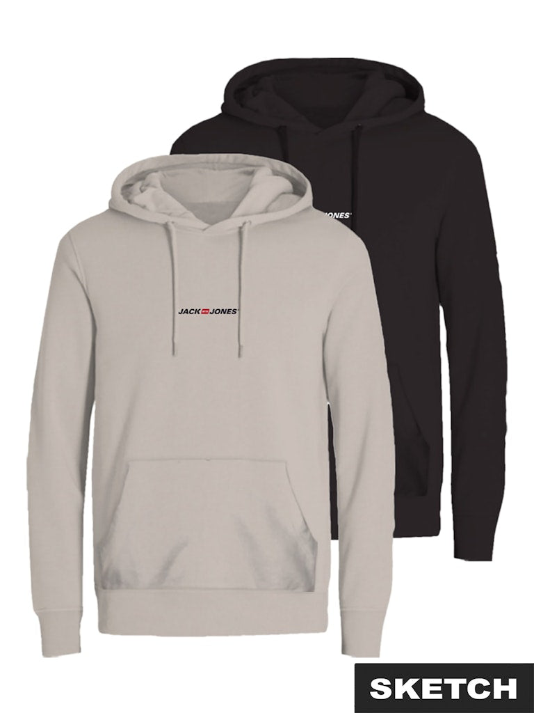 Jack & Jones Herren Sweatshirts Moonbeam/C W. B