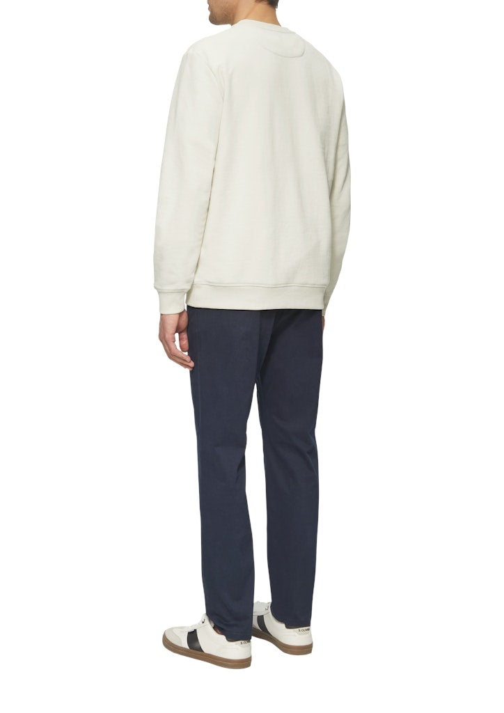 S. Oliver red Herren Sweatshirts White