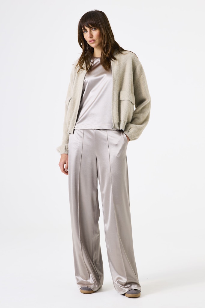 Garcia Damen Strickjacken Feather Grey