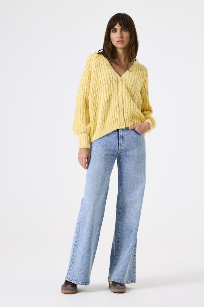 Garcia Damen Strickjacken Mellow Yellow