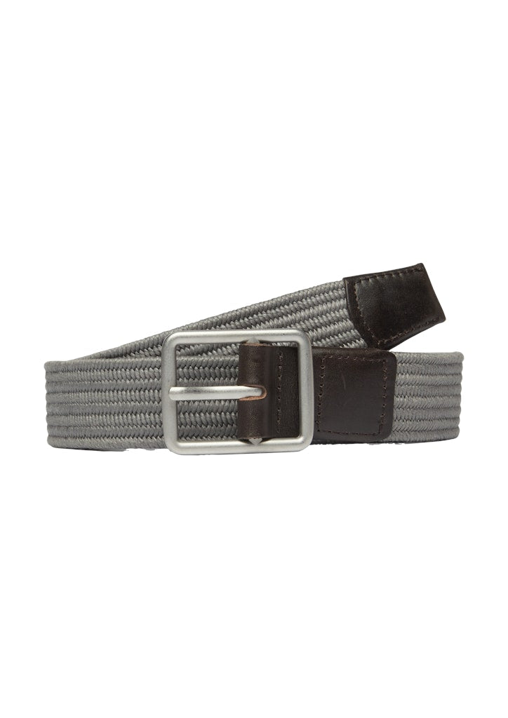 S. Oliver red Herren Gürtel Grey/Black