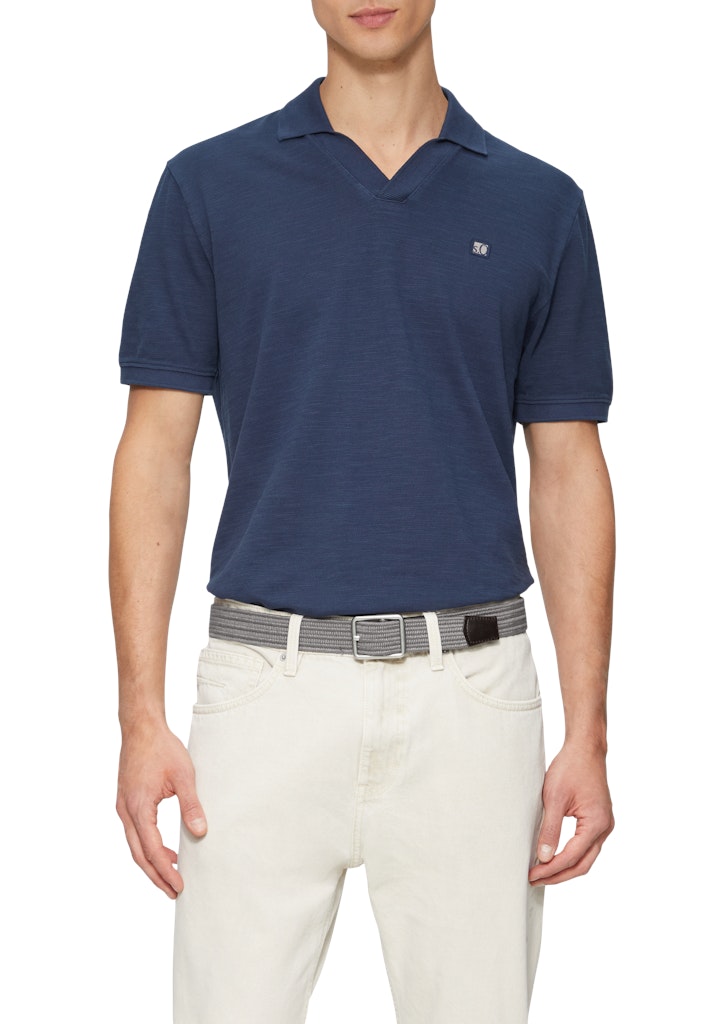 S. Oliver red Herren Gürtel Grey/Black