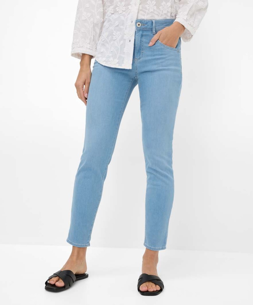 Brax Damen Jeans Used Bleached B