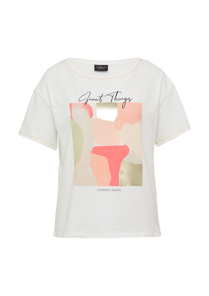 S. Oliver black Damen T-Shirts White