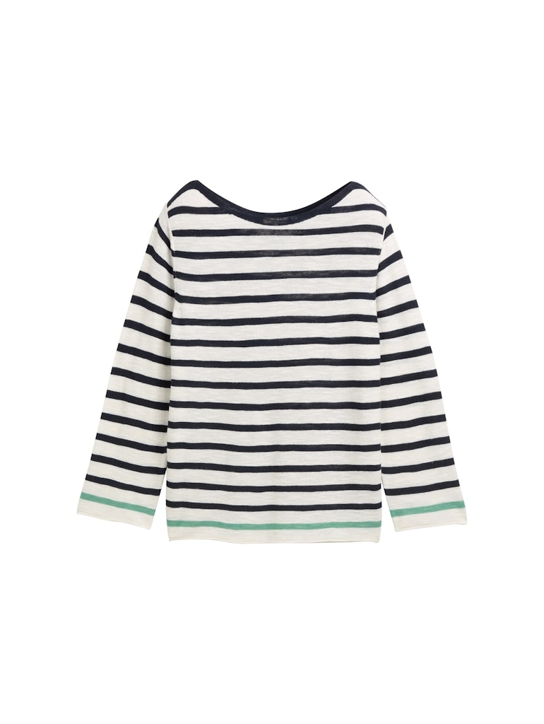 Tom Tailor Damen Sweatshirts Offwhite Green