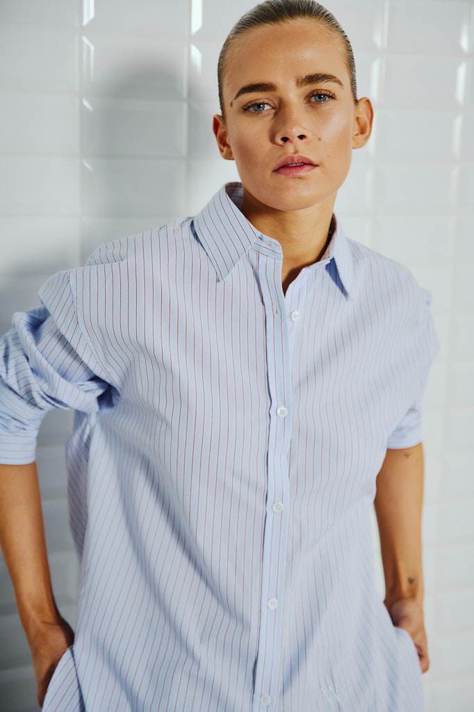 Withblack Damen Tops True Blue