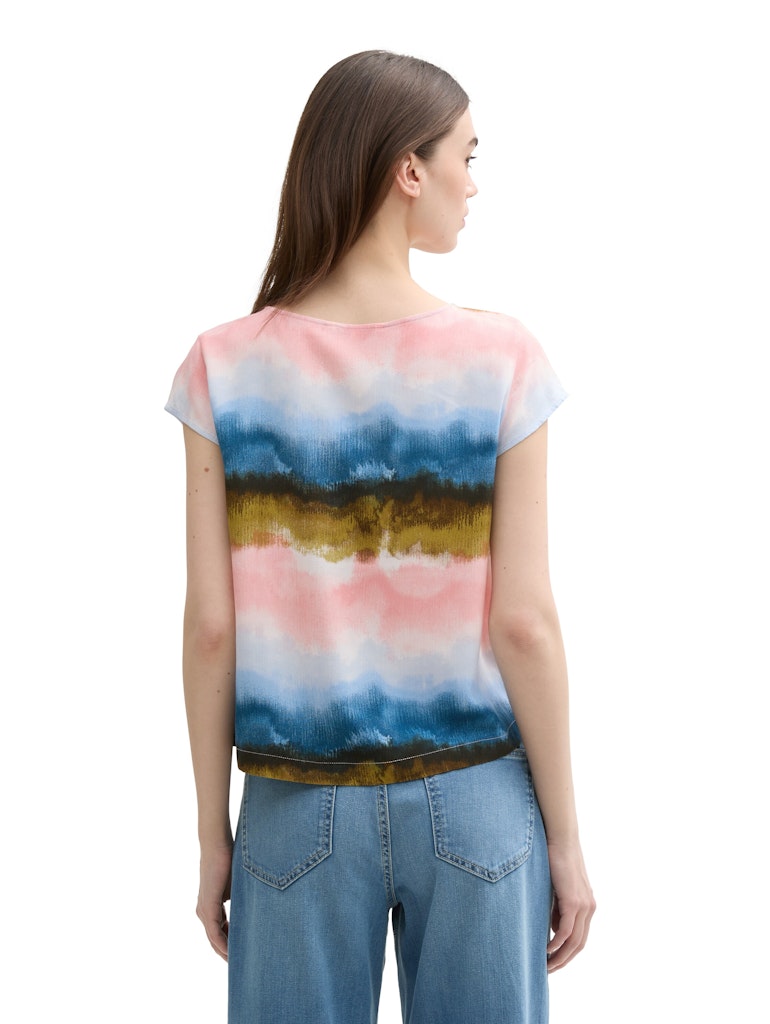 Tom Tailor denim Damen Blusen Watercolor Prin