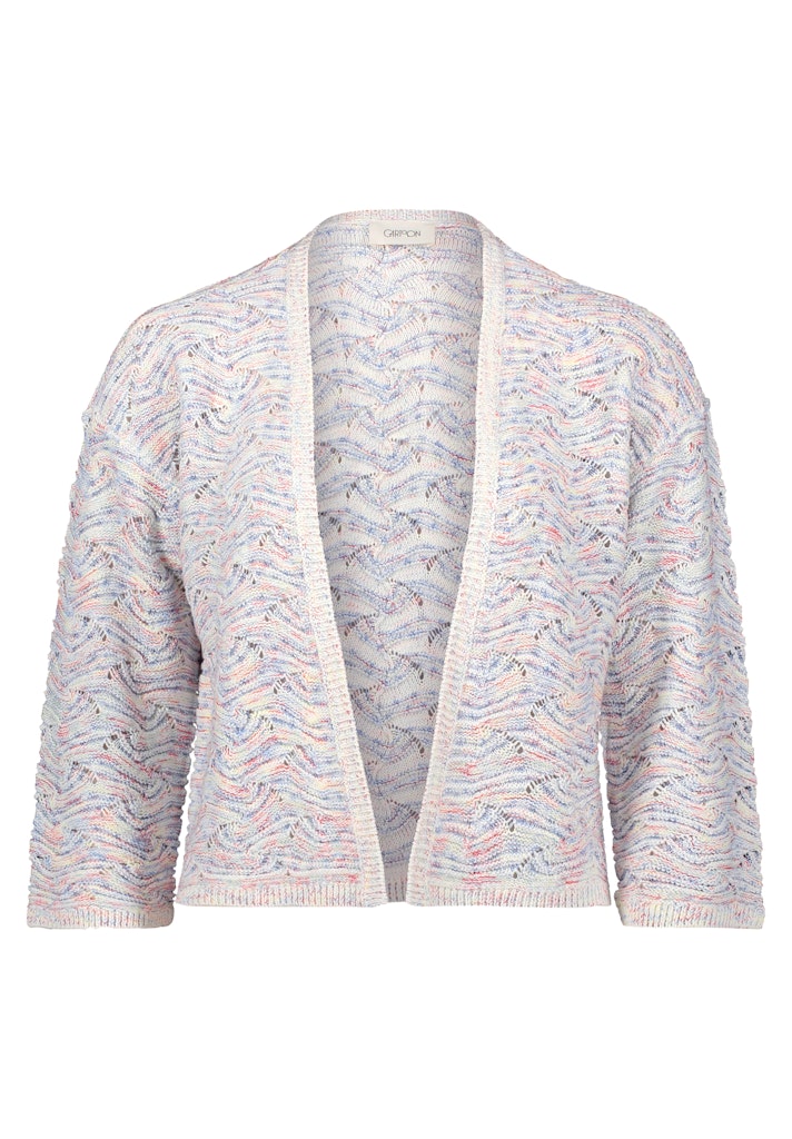 Cartoon Damen Strickjacken Blue/White