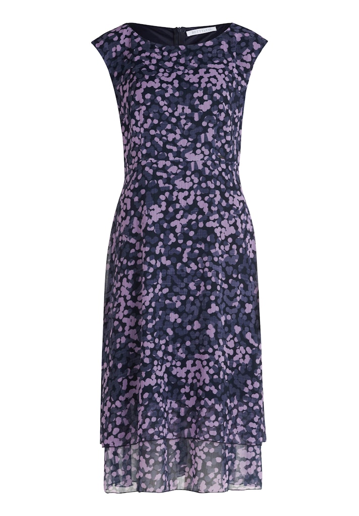 Betty & Co Damen Kleider Dark Blue/Lilac