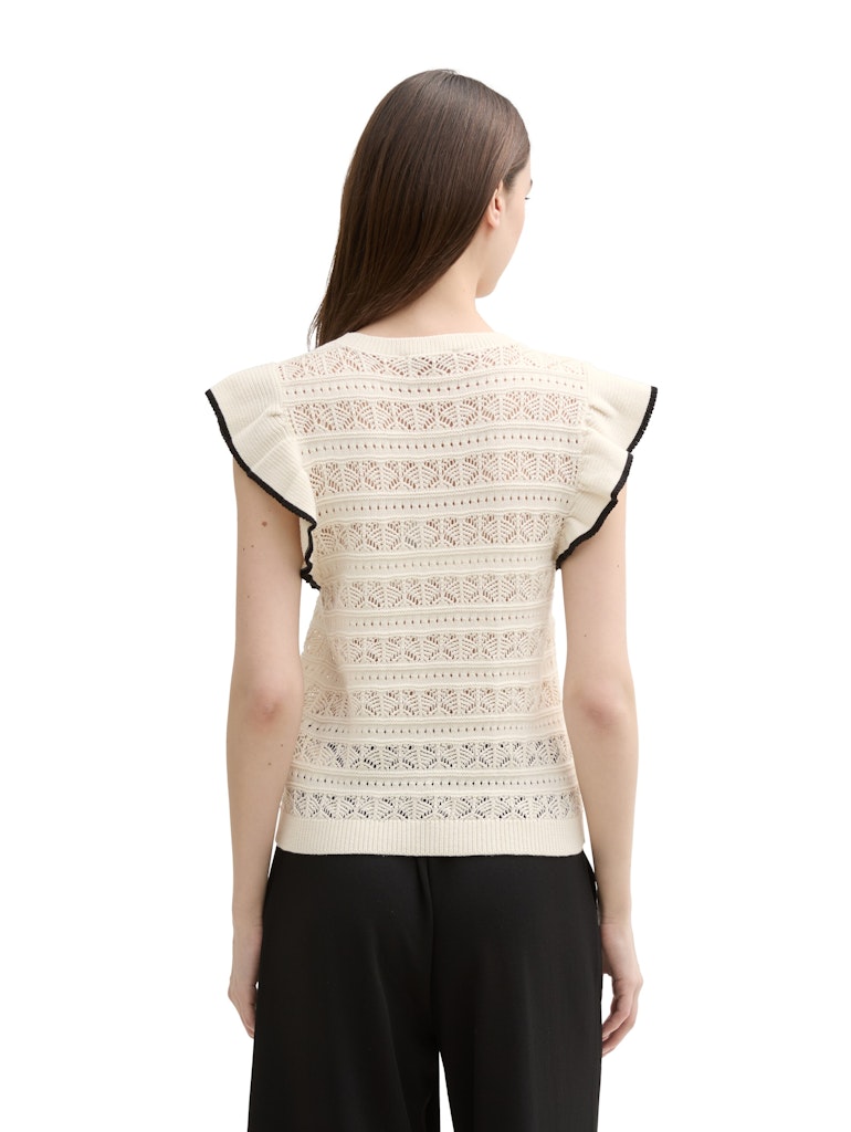 Tom Tailor denim Damen Pullover Off White