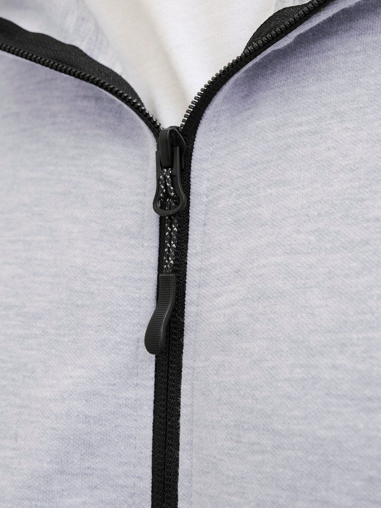 Jack & Jones Herren Sweatjacken Light Grey Mela