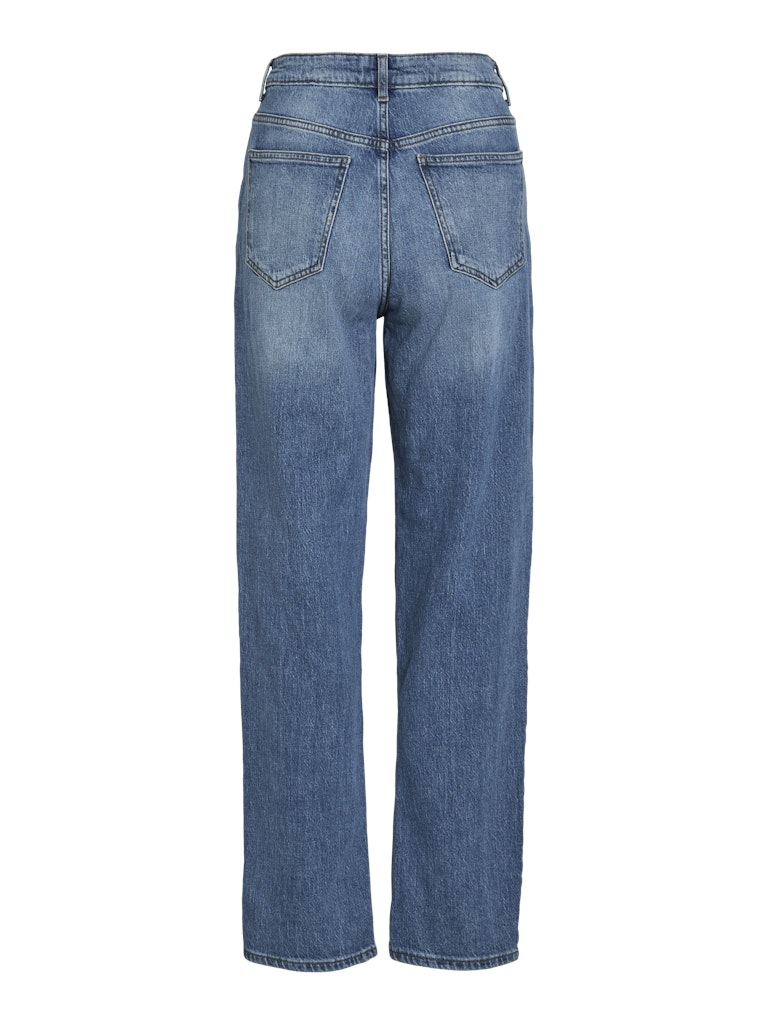 Vila Damen Jeans Medium Blue Den