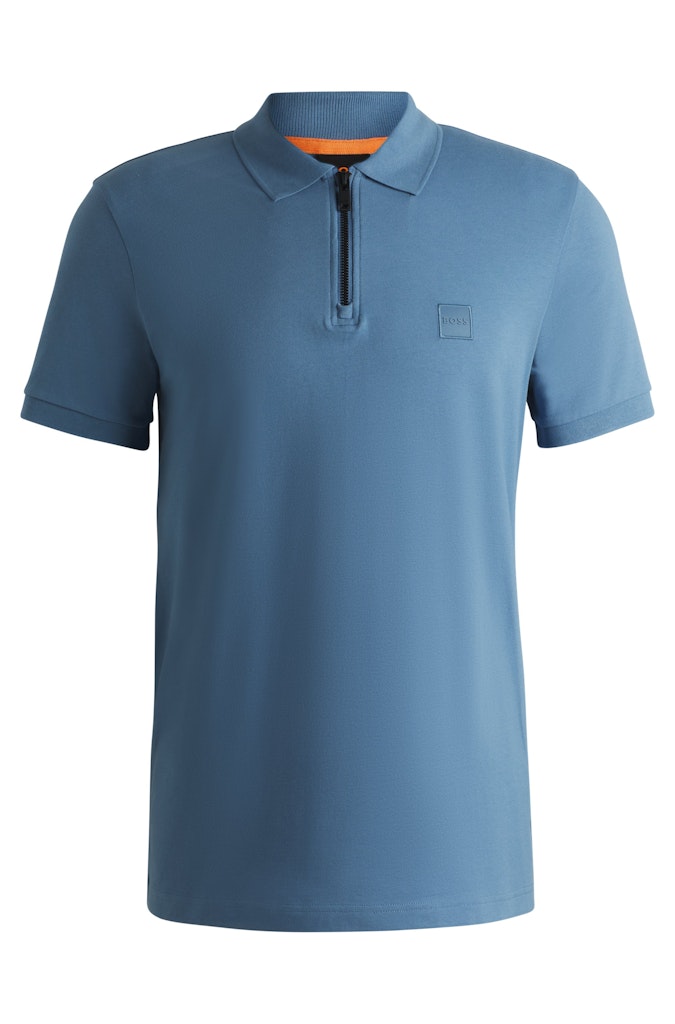 Boss Orange Herren Polo-Shirts  Open Blue