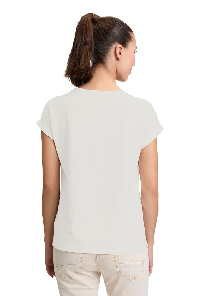 Cartoon Damen T-Shirts Patch Cream/Gol