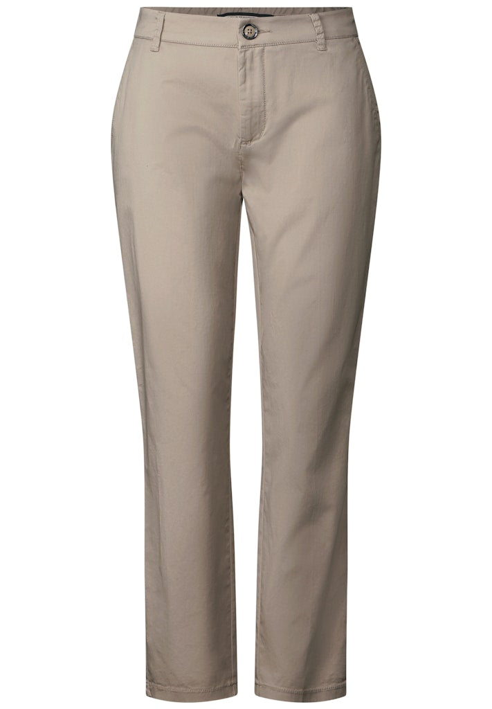 Street One Damen Hosen  Buff Grey