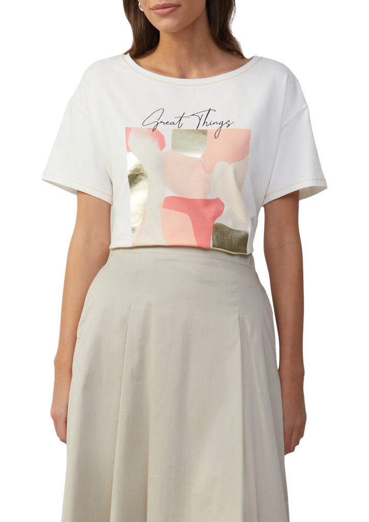 S. Oliver black Damen T-Shirts White