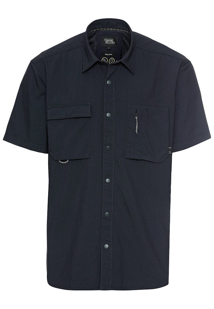 Camel active Herren Hemden kurz  Dark Navy