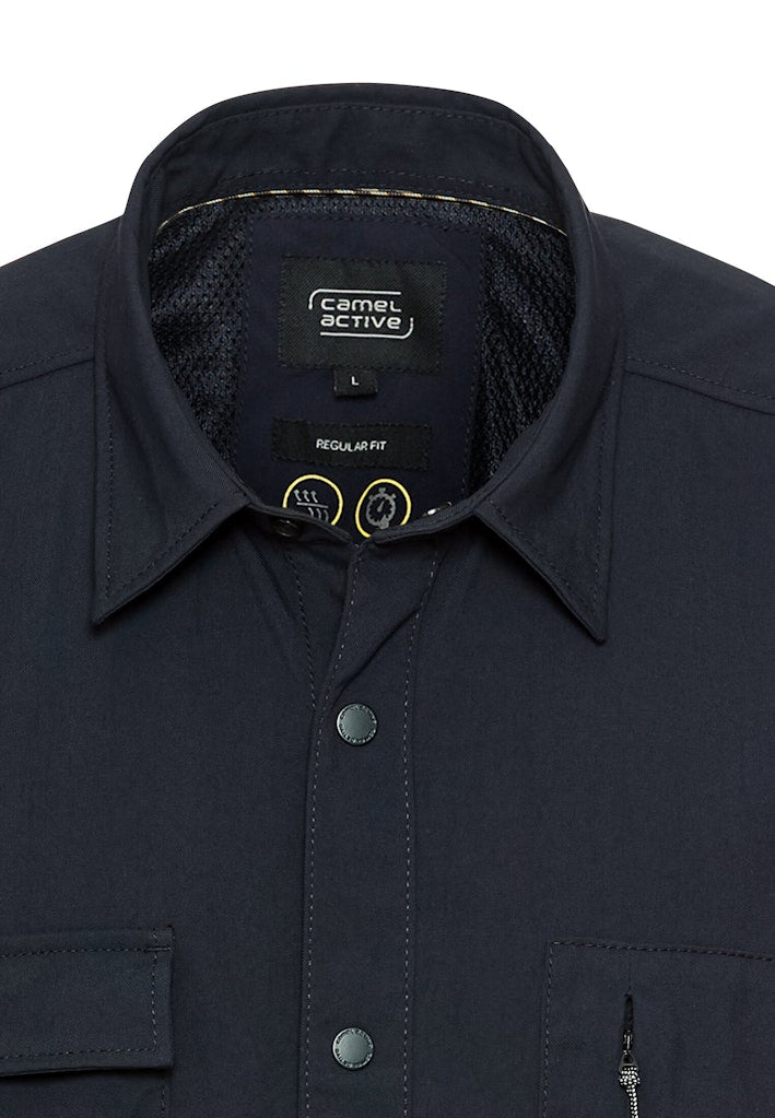Camel active Herren Hemden kurz  Dark Navy