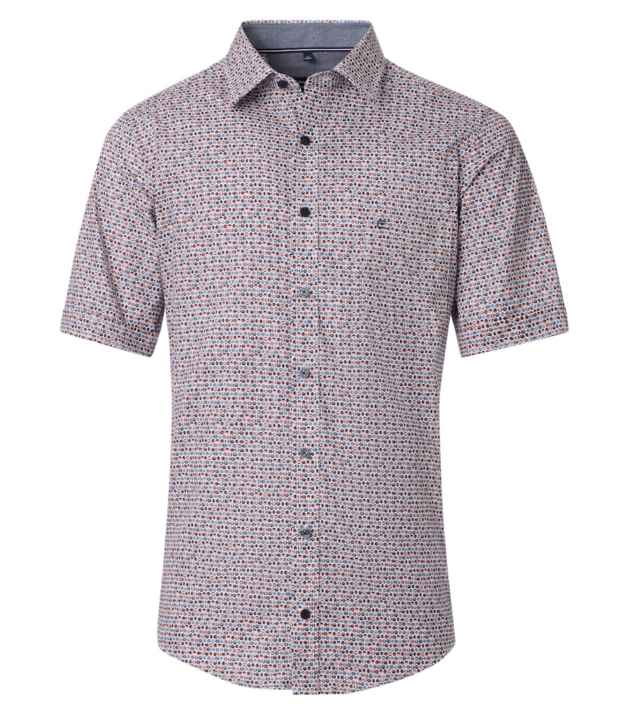 Casa Moda Herren Hemden kurz  Blau