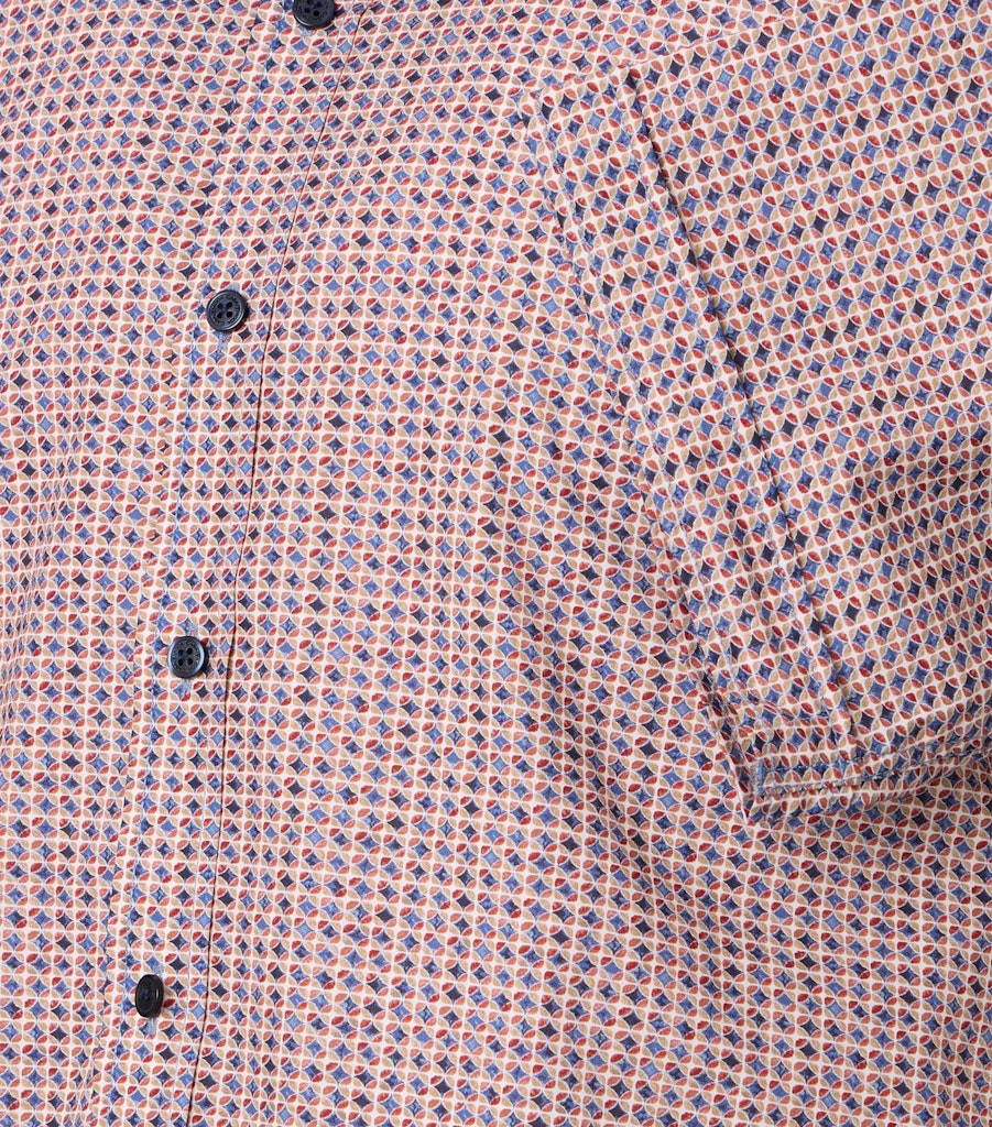 Casa Moda Herren Hemden kurz  Rot