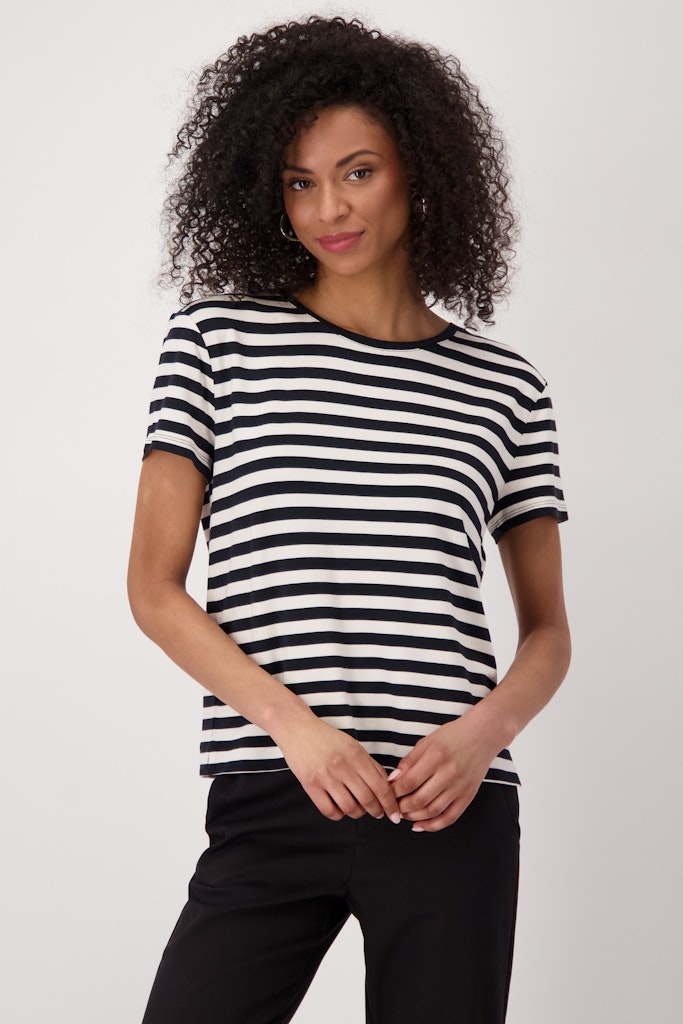 Monari Damen T-Shirts  Schwarz Rin