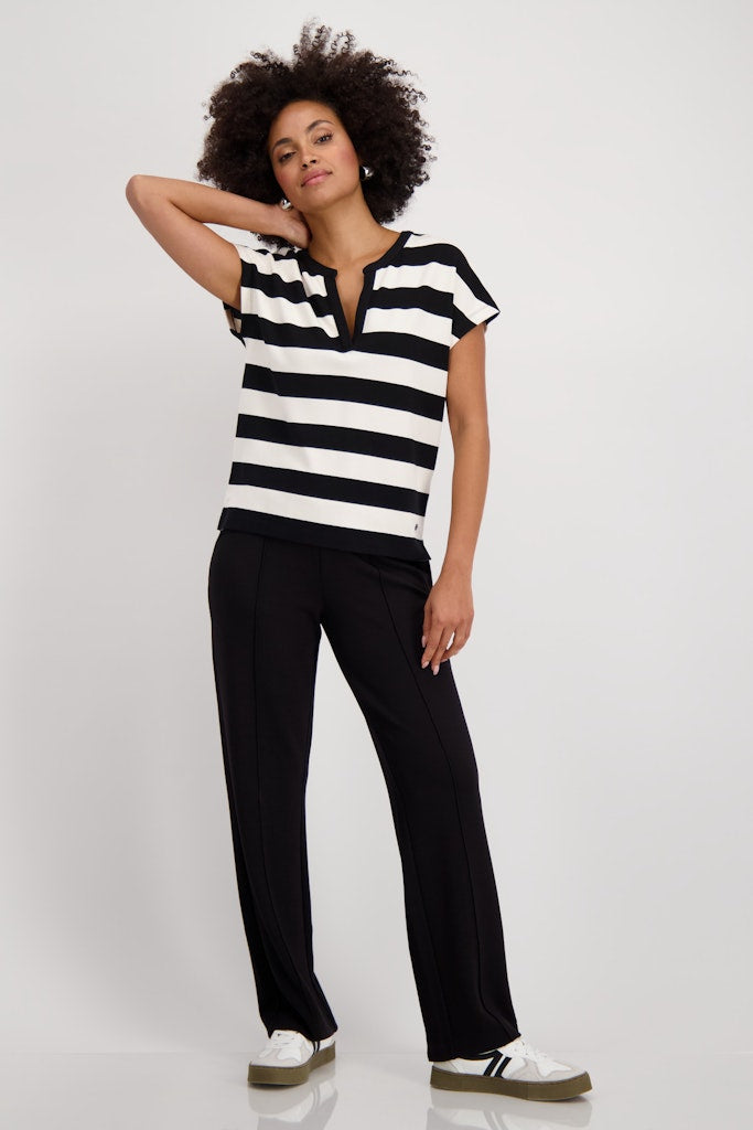 Monari Damen T-Shirts  Schwarz Rin