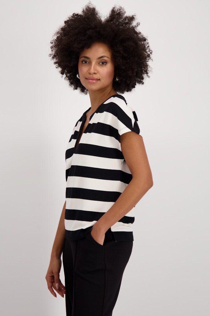 Monari Damen T-Shirts  Schwarz Rin