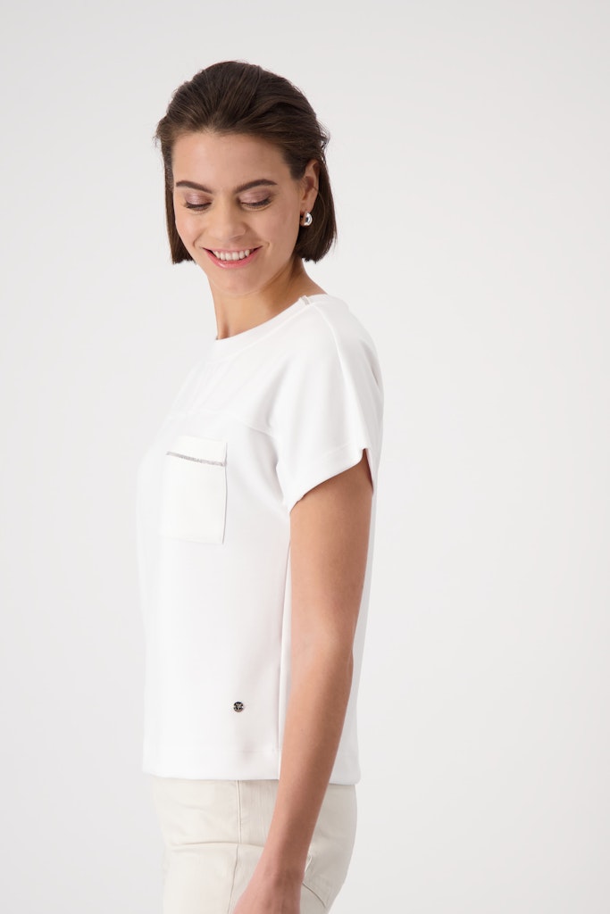 Monari Damen T-Shirts  Cream