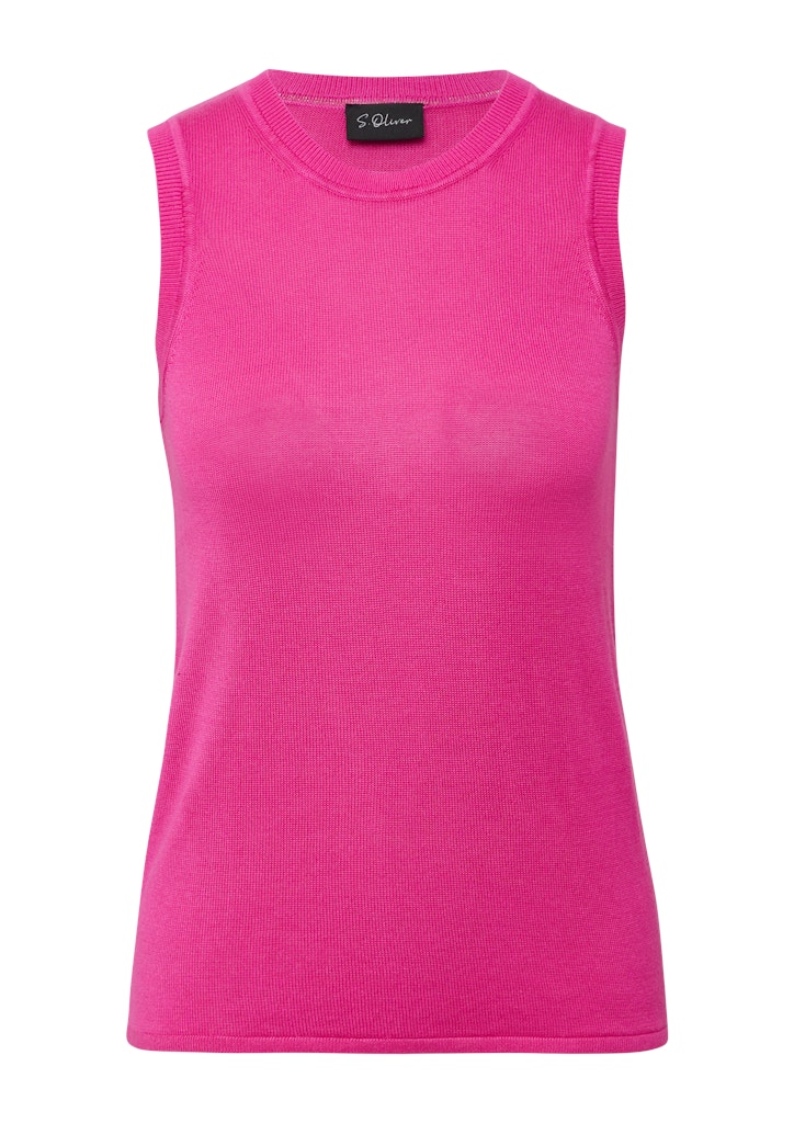 S. Oliver black Damen Pullover Lilac/Pink