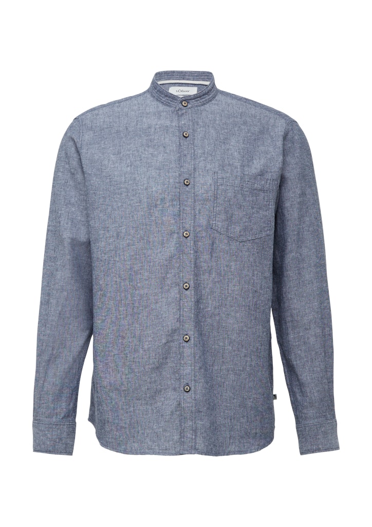 S. Oliver red Herren Hemden lang Blue