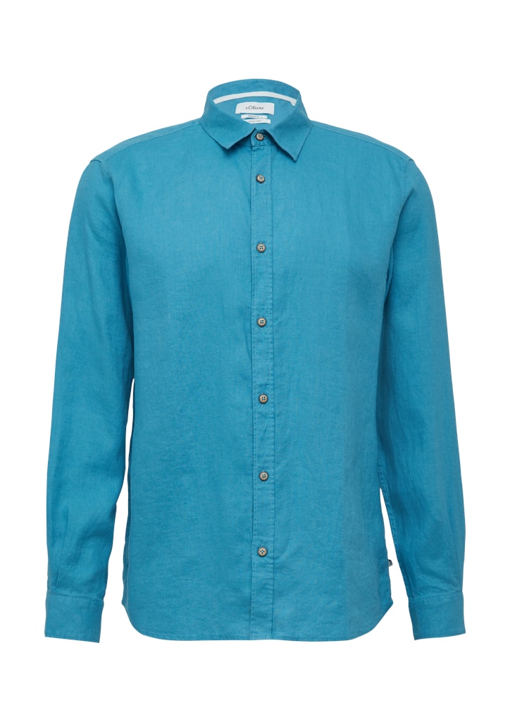S. Oliver red Herren Hemden lang Blue Green