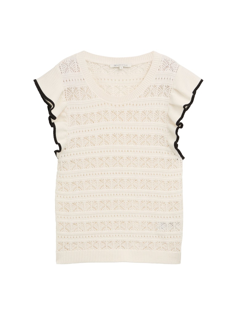 Tom Tailor denim Damen Pullover Off White