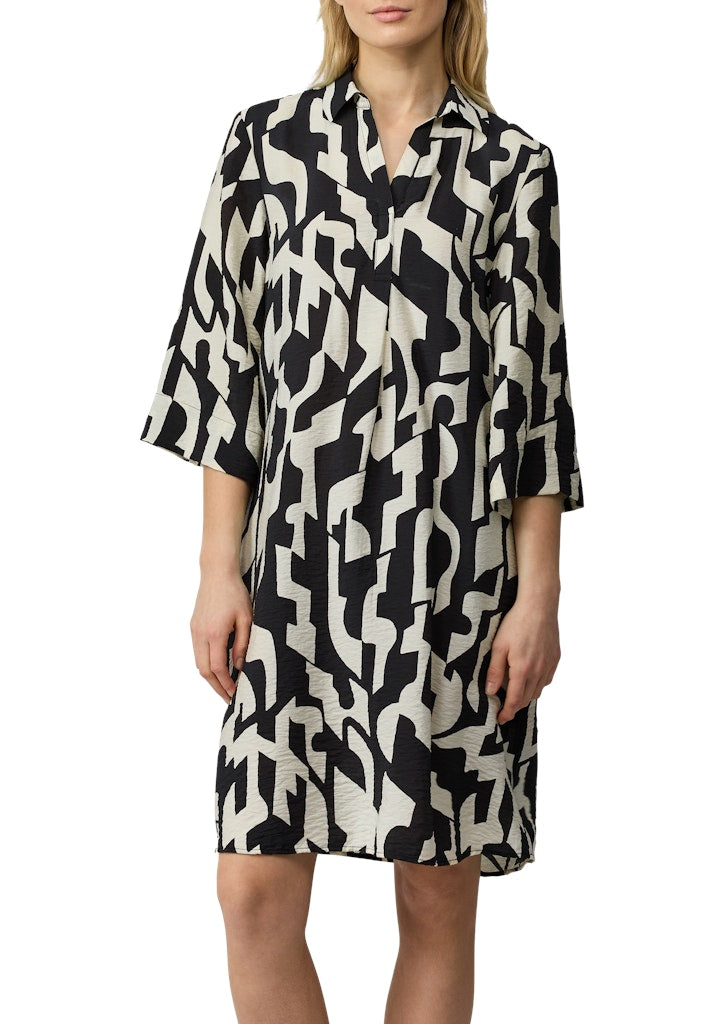 S. Oliver red Damen Kleider Grey/Black
